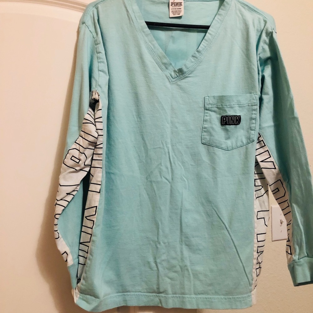 Pink brand shirt